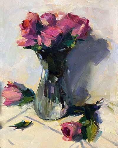 Amy Brnger: Pink Roses II