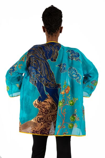 Gigi AEA: Blue Tiger, back view