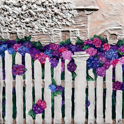 Kaitlyn Metcalf: Purple Hydrangea, Provincetown MA