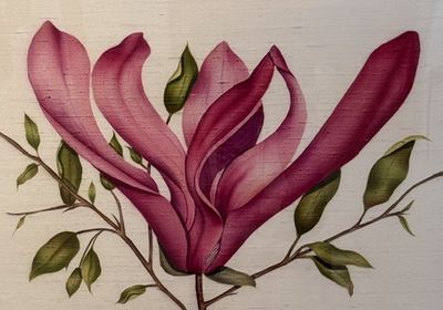 Deborah Falls: Red Magnolia 2