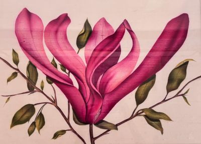 Deborah Falls: Red Magnolia 2