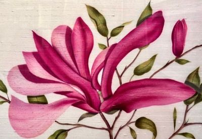 Deborah Falls: Red Magnolia 1