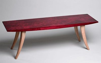 Timothy Coleman: &quot;Ruby&quot; Coffee Table or Bench