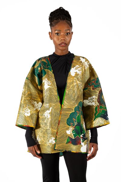 Gigi AEA: McFadden, Haute Couture Hand Painted Jacket