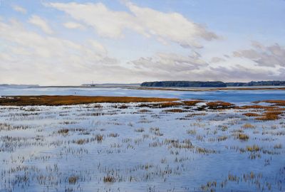 Ernest McMullen: View of Barataria Island from Hilton Head Island