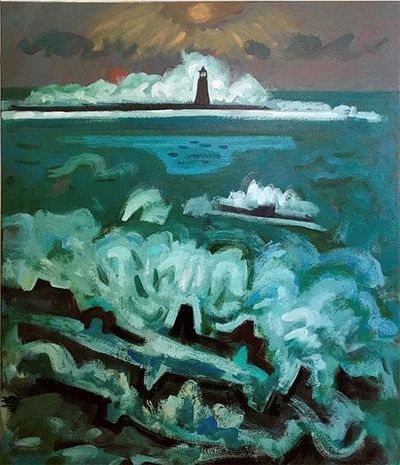 Brian Emerson: Waves at Head Light