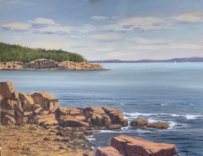 Sergio Roffo: Afternoon Light, Otter Cliffs