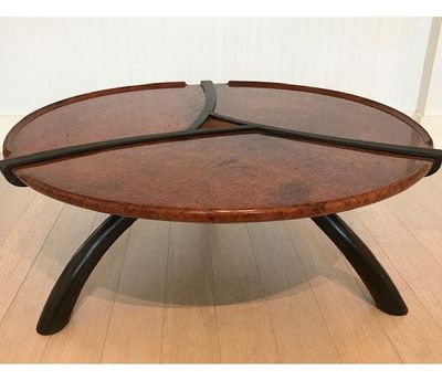 Joe Tracy: Redwood burl coffee table, 2019