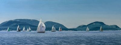 Ernest McMullen: NEH Fleet Racing Off Mount Desert Island