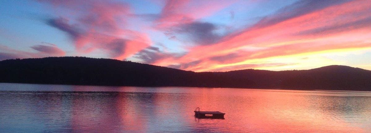 Sunset on Wilson Lake