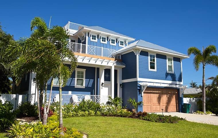 street view of a blue house in delray beach florida