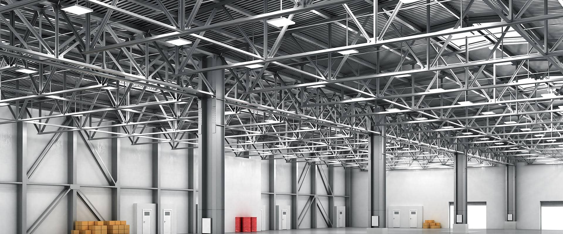 view of a commercial buildings ceiling in boca raton florida