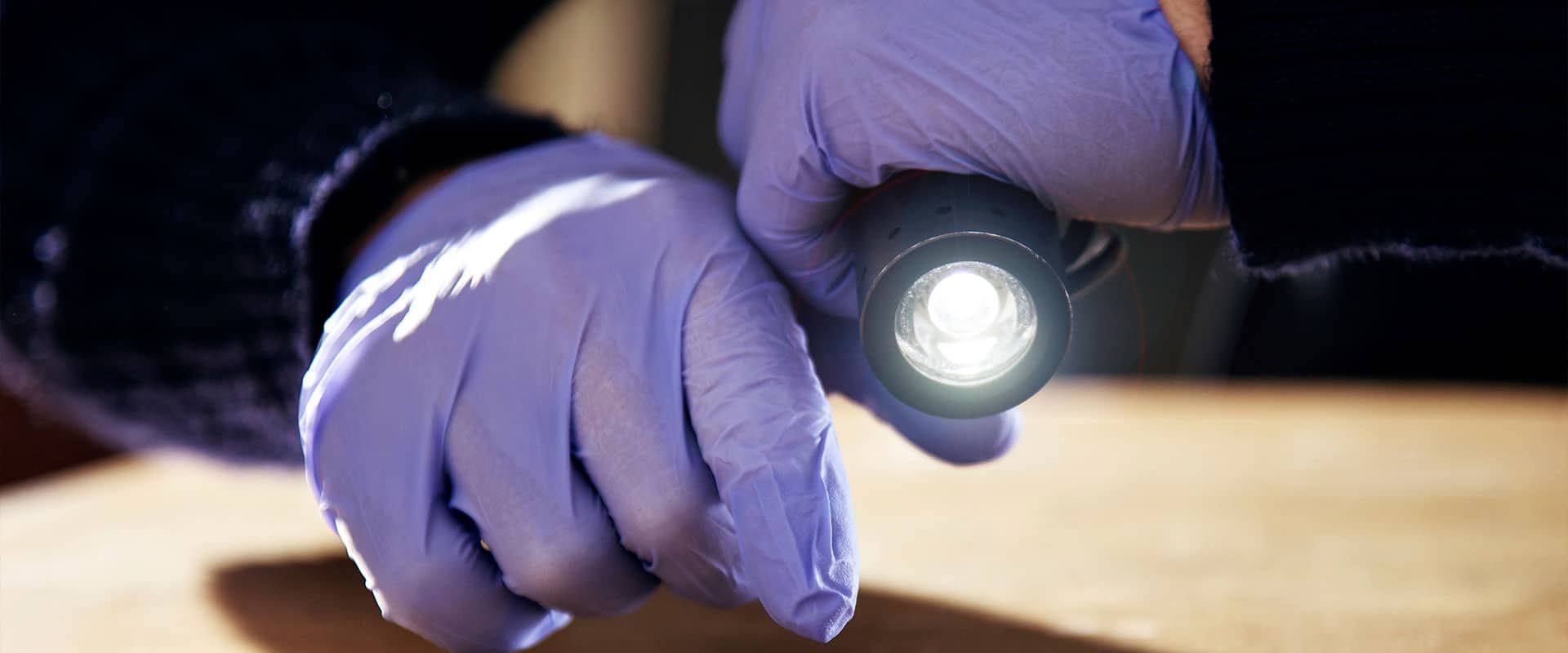 a technician inspecting a home in florida