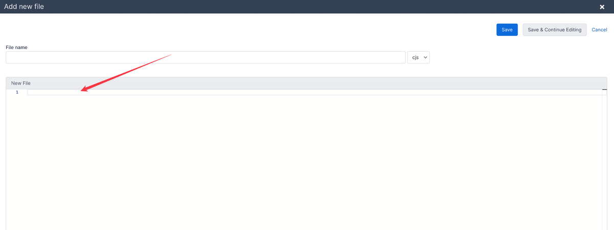 Adding text file code