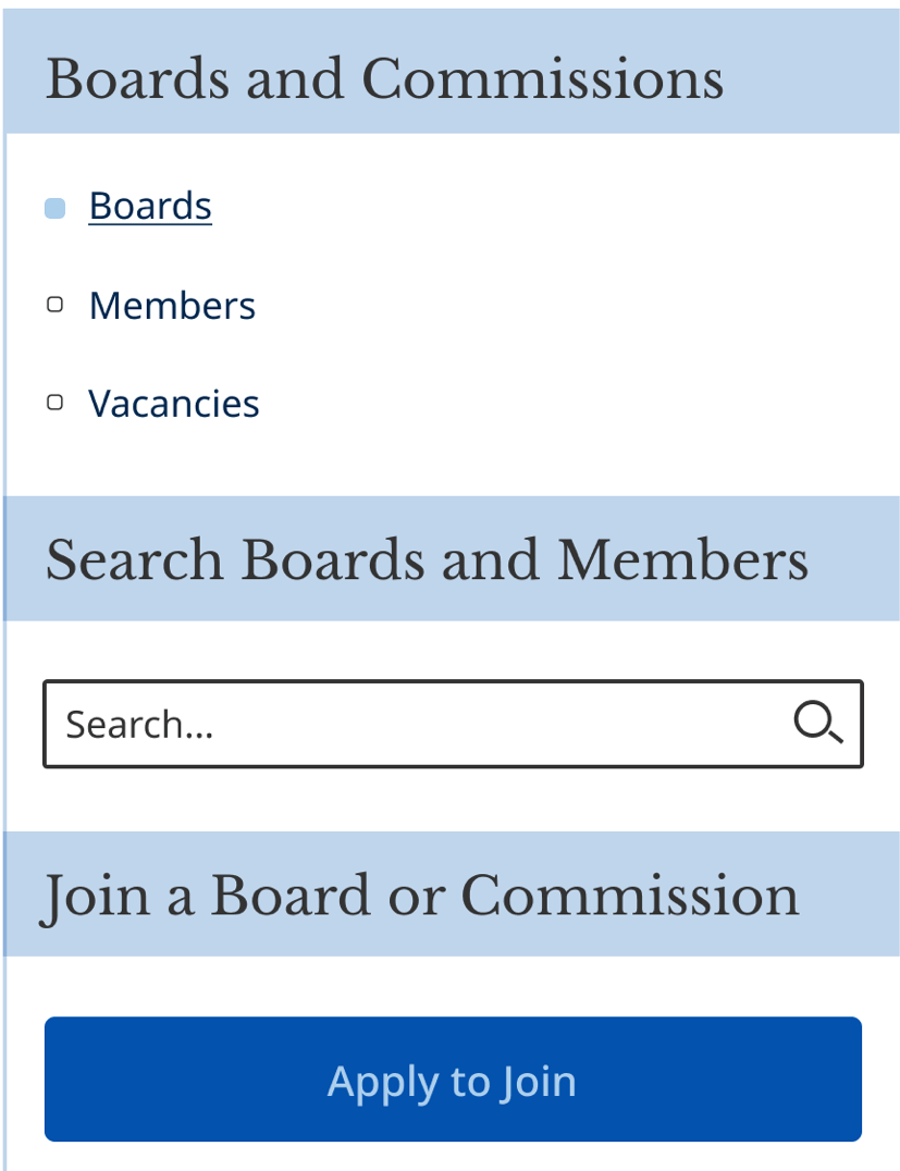 Boards app example