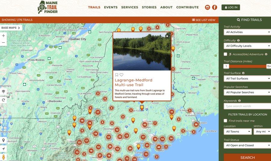 Trails app example
