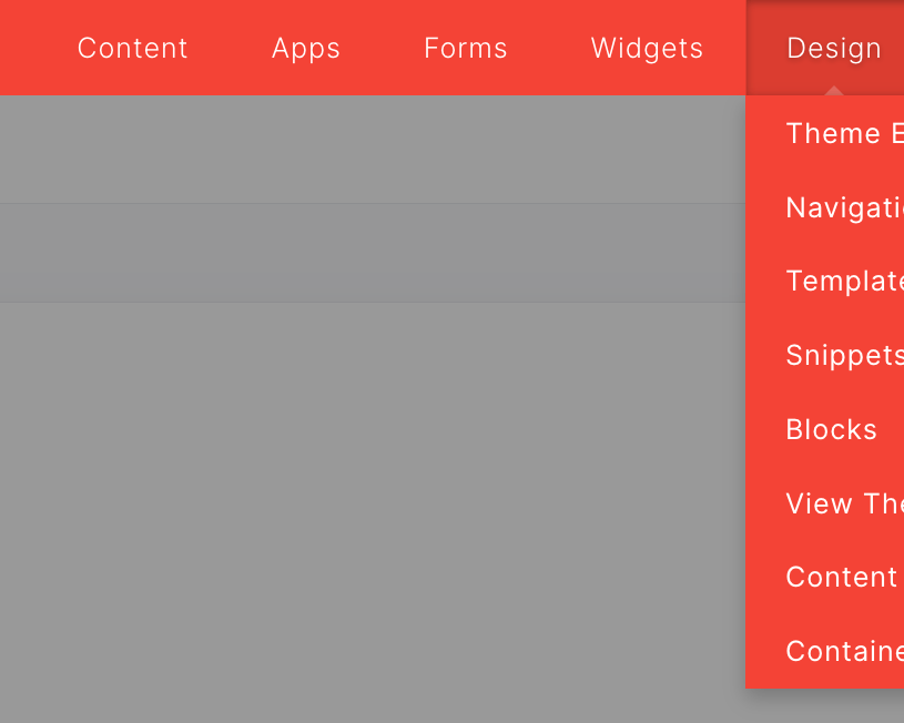 Design Tab