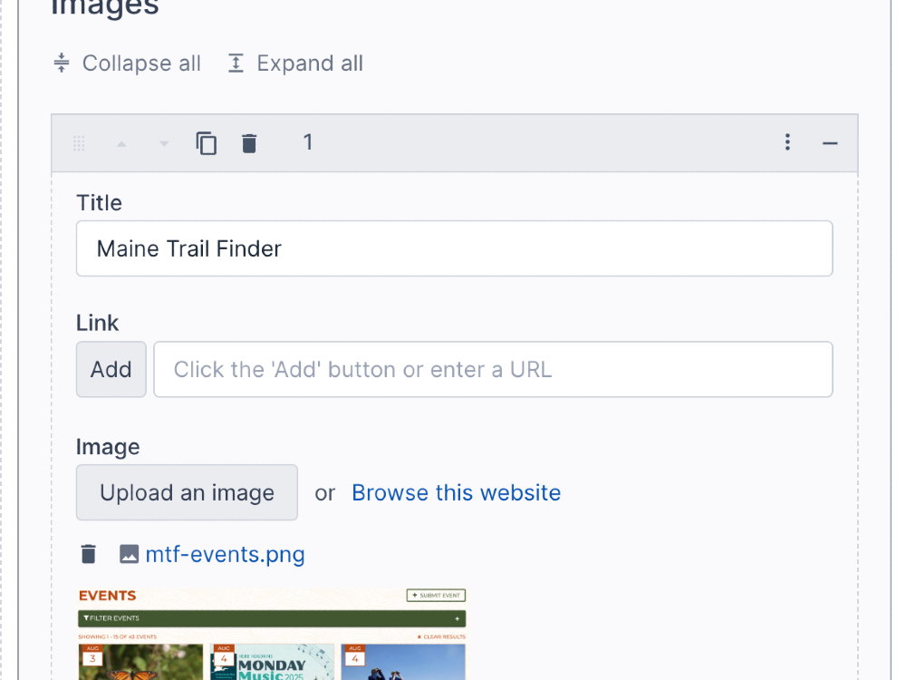 Block editor