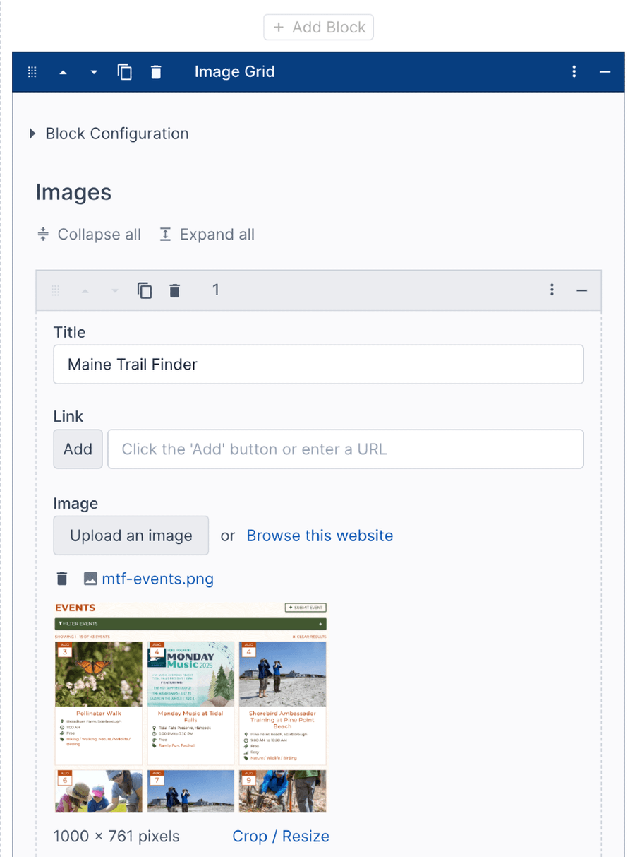 Blocks screenshot