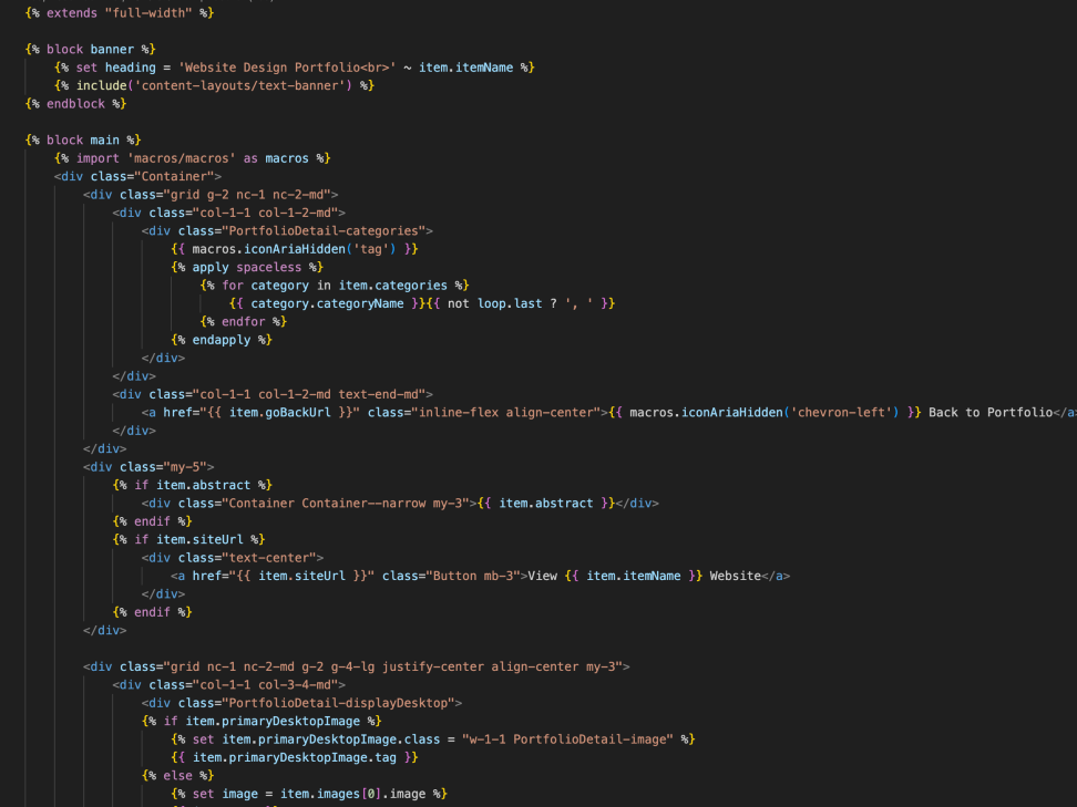 Custom code