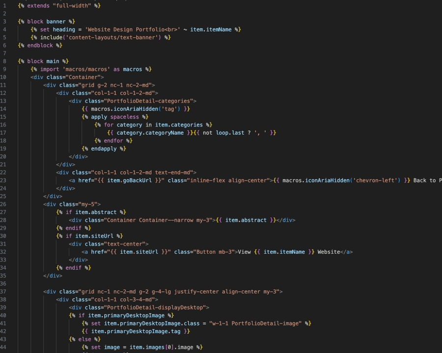 Custom code
