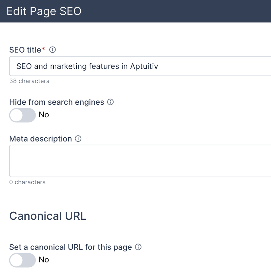 SEO screenshot