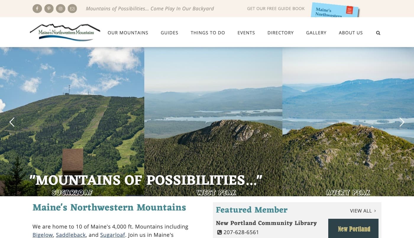 Maine's Northwestern Mountains