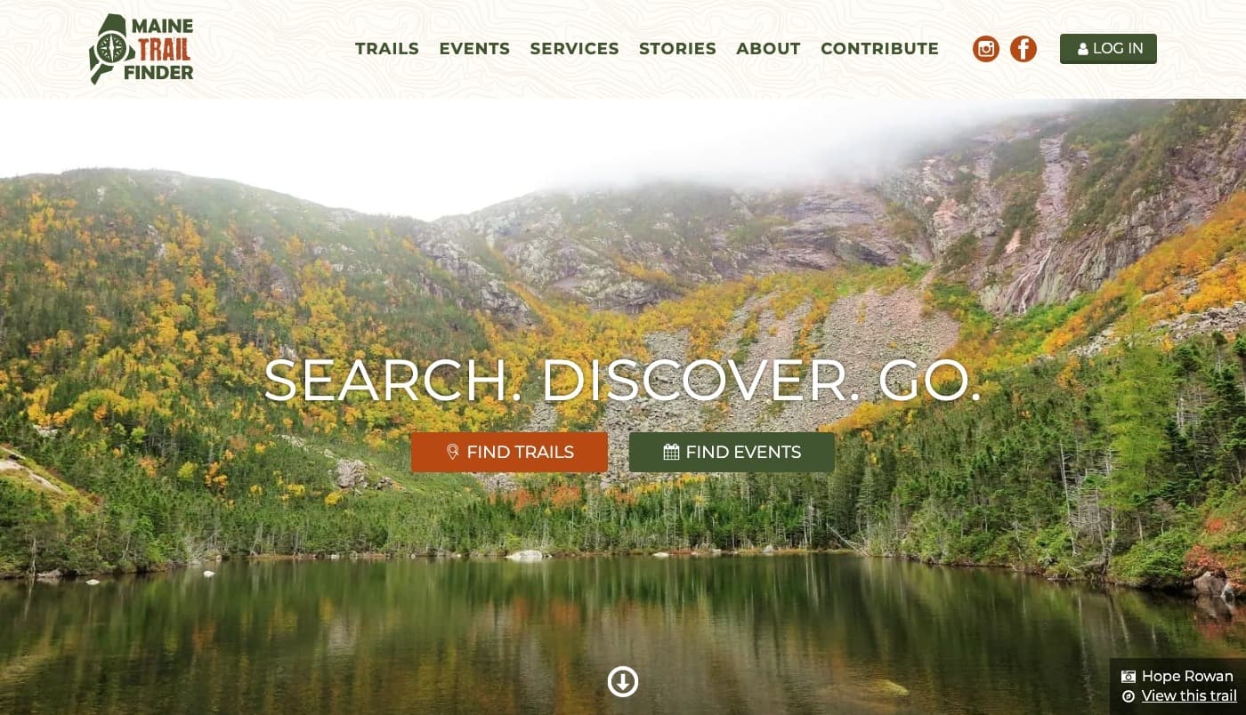 Maine Trail Finder