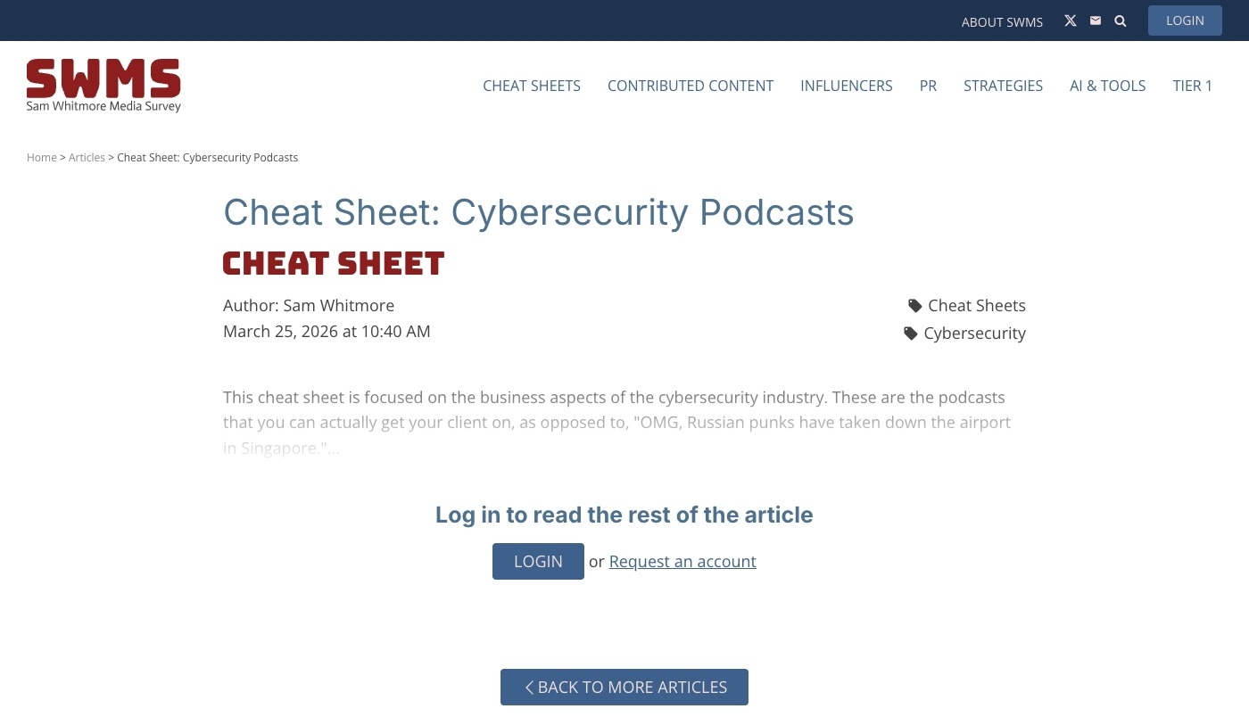 Article password protected