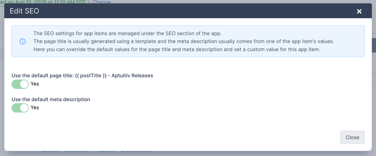 Screenshot of a modal user interface element