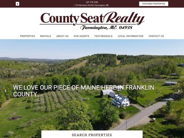 County Seat Realty website screenshot