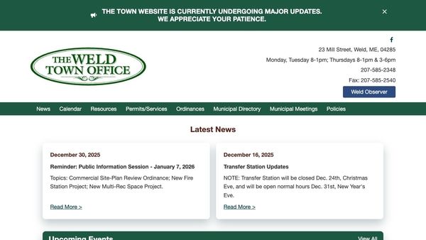 Town of Weld, Maine