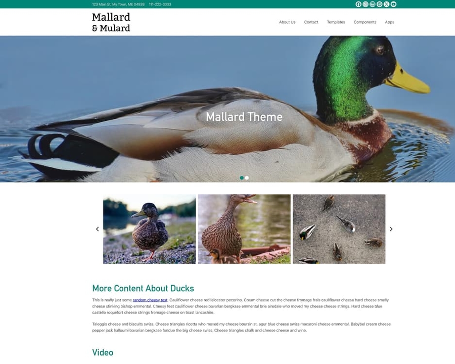 Mallard theme