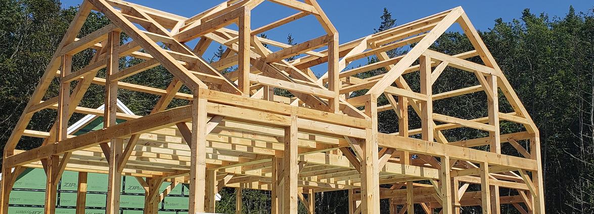 Timber frame building