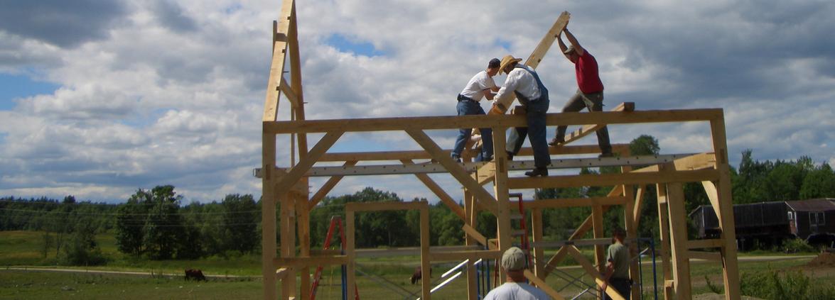 Raising roof frames