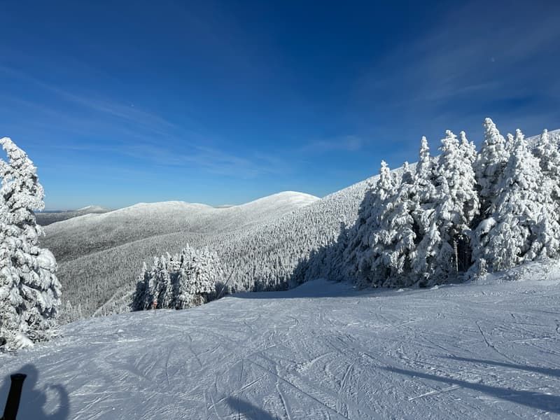 Snow covered mountain