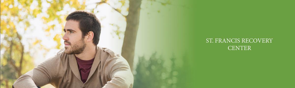 A young man wearing a ball cap turned backwards. St. Francis Recovery Center offers compassionate, confidential support and treatment dedicated to overcoming addiction.
