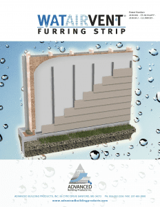 WatairVent Furring Strip brochure