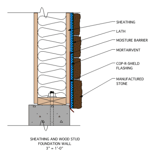 Mortairvent Rainscreen product rendering