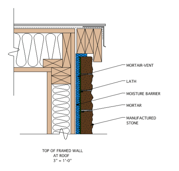 Mortairvent Rainscreen product rendering