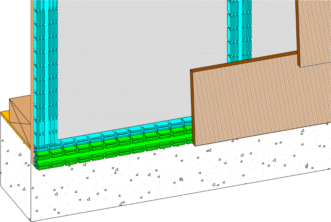 Watairvent® Furring Strips rendering