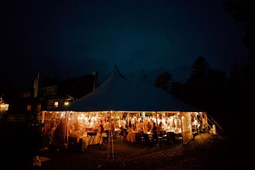 Tent at night