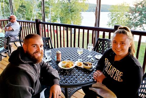 Dinner on the deck