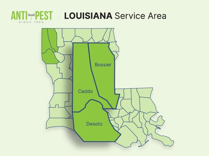 anti-pest's louisiana service area