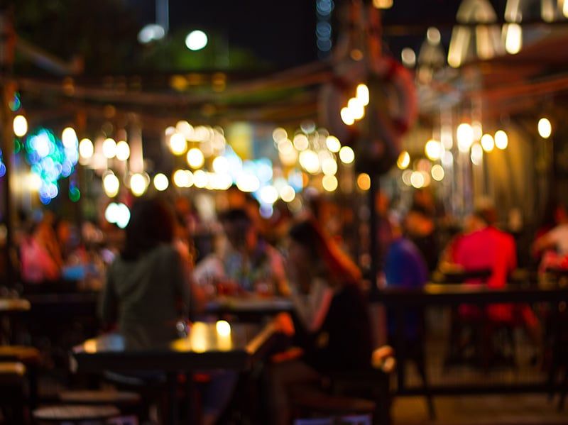 restaurant patio