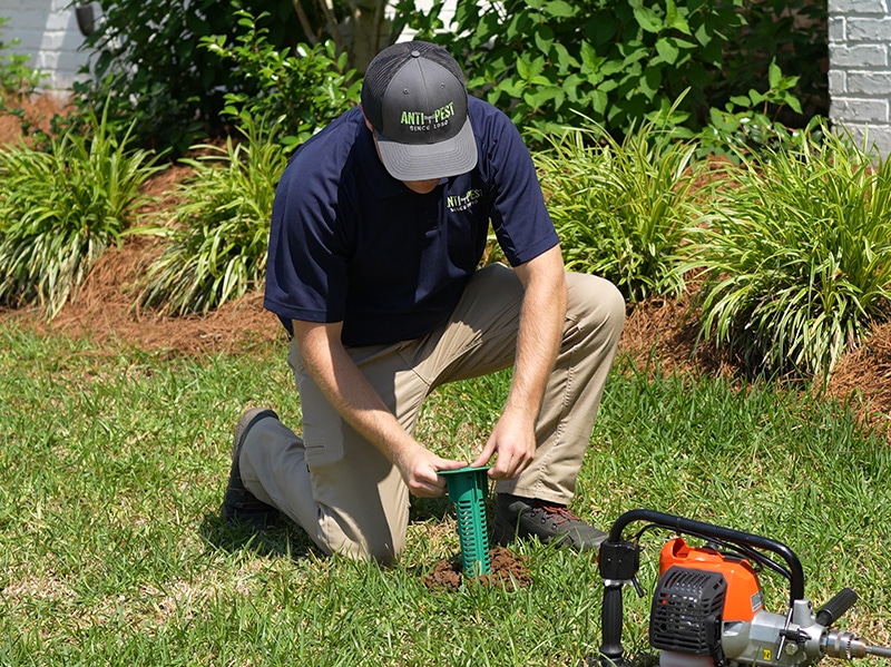 professional installing the sentricon system