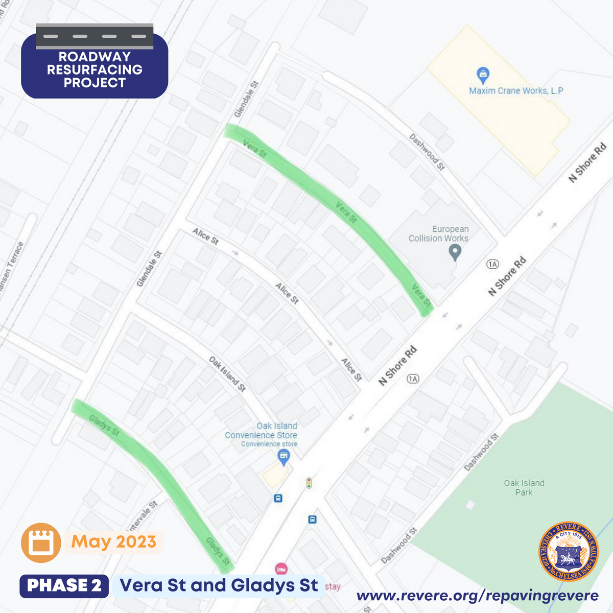 Vera Street and Gladys Street
