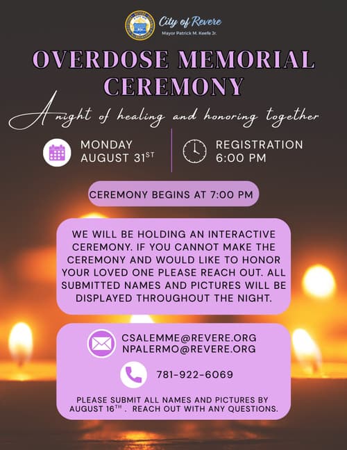 august overdose memorial