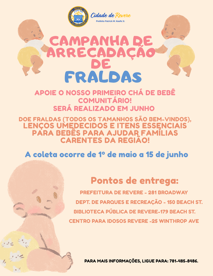 Campanha De Arrecadação De Fraldas