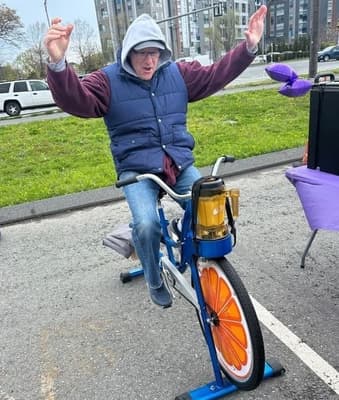 Chocolaffee Bike-Powered Blender